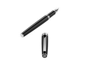 Montegrappa Armonia Mini Füllfederhalter, Edelharz, Schwarz, ISA2R-AC