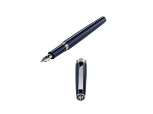 Montegrappa Armonia Mini Füllfederhalter, Edelharz, Blau, ISA2R-AD