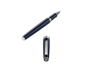 Montegrappa Armonia Mini Füllfederhalter, Edelharz, Blau, ISA2R-AD