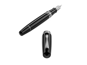 Montegrappa Elmo 02 Plus Night Füllfederhalter, Edelstahl, ISE2R-A-010