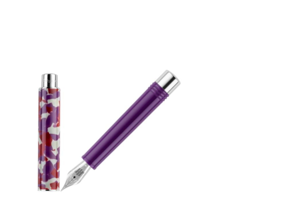 Montegrappa Gnomo Obsession Midnight Füllfederhalter, Violett, ISGNO-AL