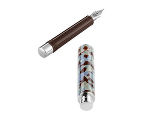 Montegrappa Gnomo Obsession Mocha Füllfederhalter, Braun, ISGNO-AW