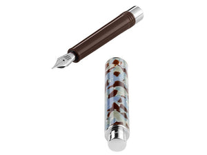 Montegrappa Gnomo Obsession Mocha Füllfederhalter, Braun, ISGNO-AW