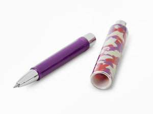 Montegrappa Gnomo Obsession Midnight Roller, Edelharz, Violett, ISGNORAL