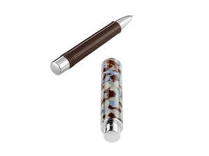 Montegrappa Gnomo Obsession Mocha Roller, Edelharz, Braun, ISGNORAW