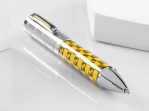 Montegrappa Harry Potter Hufflepuff Kugelschreiber, Edelstahl, Gelb, ISHPRBHP