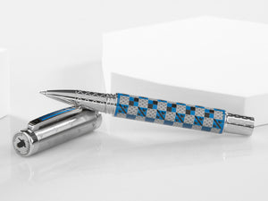 Montegrappa Harry Potter Ravenclaw Roller, Edelstahl, Blau, ISHPRRRC