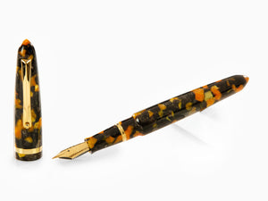 Montegrappa Venetia Havana Amber Füllfederhalter, Bernstein, ISVEN_AO