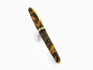 Montegrappa Venetia Havana Amber Füllfederhalter, Bernstein, ISVEN_AO