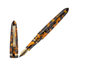 Montegrappa Venetia Havana Amber Füllfederhalter, Bernstein, ISVEN_AO