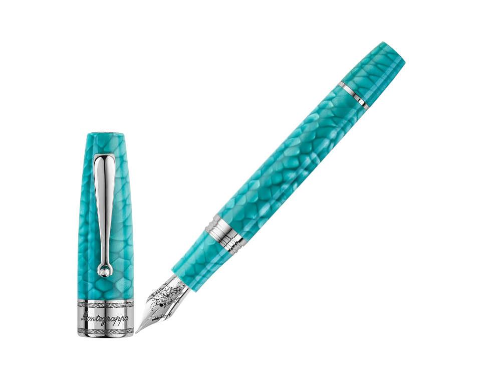 Montegrappa Regal Year Of The Dragon Blue Lagoon Füllfeder, ISYDN-IB-1