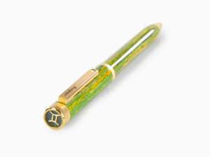 Montegrappa Zero Zodiac Gemini Kugelschreiber, Grün, Vergoldet, ISZEZBIY-G7