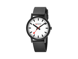 Mondaine Essence Quartz Uhr, Ökologisch - recycelt, Weiss, 41mm, MS1.41110.RB