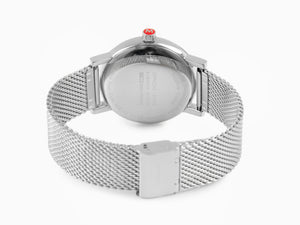 Mondaine SBB Evo2 Big Quartz Uhr, Weiss, 40 mm, Tag, MSE.40210.SM