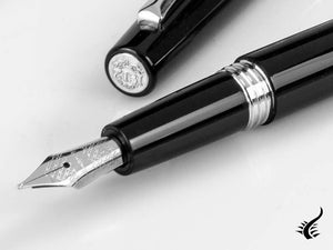 Montegrappa Armonia Füllfederhalter, Edelharz, Schwarz, ISANR-AC