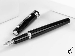 Montegrappa Armonia Füllfederhalter, Edelharz, Schwarz, ISANR-AC