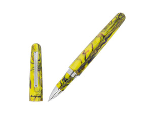 Montegrappa Elmo Fantasy Blooms Iris Yellow Roller, ISEORRAY