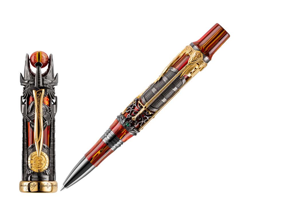 Montegrappa The Lord Of The Rings Doom Roller, Vergoldet, LE, ISLOARSE