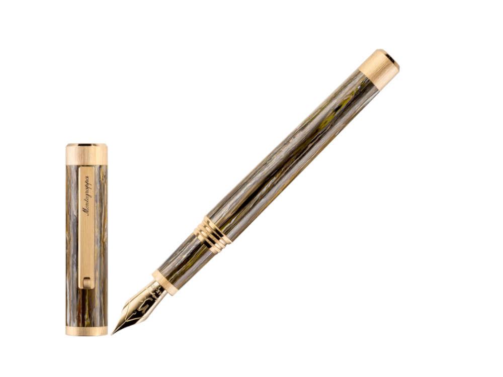 Montegrappa Zero Zodiac Capricorn Füllfederhalter, 14K, LE, ISZEZ-4Y-M3