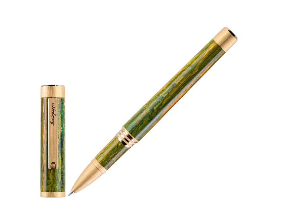 Montegrappa Zero Zodiac Gemini Roller, Grün, Vergoldet, ISZEZRIY-G7