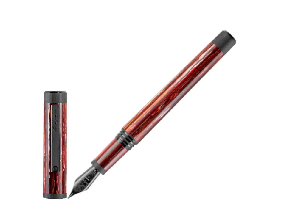 Montegrappa Zero Zodiac Scorpio Füllfederhalte, Stahl, ISZEZ-IC-R4