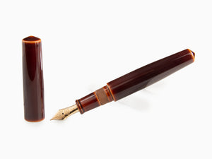 Nakaya Cigar Toki-Tamenuri Füllfederhalter, Piccolo, Naturkautschuk