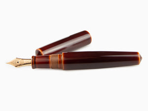 Nakaya Cigar Toki-Tamenuri Füllfederhalter, Piccolo, Naturkautschuk