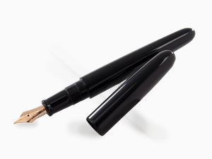 Nakaya Cigar Kuro-Roiro Füllfederhalter Portable Ebonite, 14k Gold