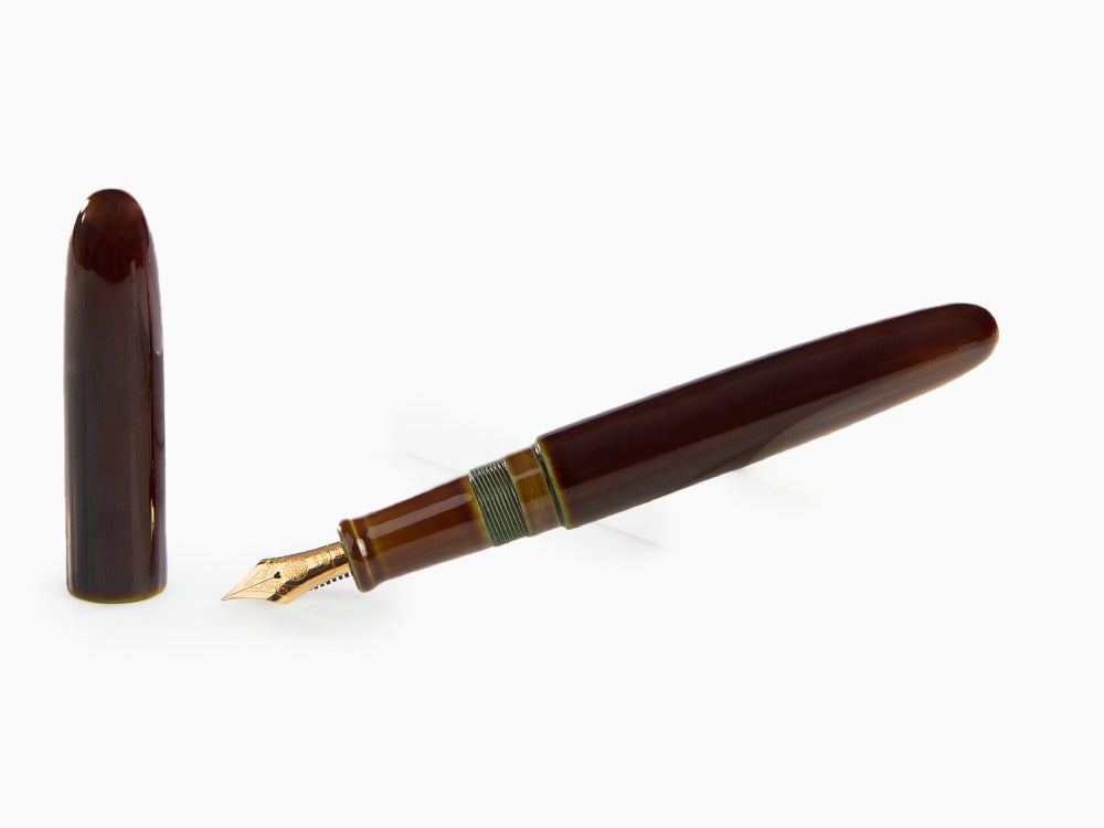 Nakaya Cigar Füllfederhalter Portable, Heki-Tamenuri, Urushi Lack, 17mm