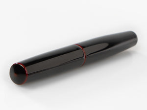 Nakaya Cigar Füllfederhalter Piccolo, Kuro-Tamenuri, Ebonite, Music