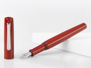 Nakaya Neo-Standard Füllfederhalter, Shu-nurippanashi, Rhodium