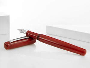 Nakaya Neo-Standard Füllfederhalter, Shu-nurippanashi, Rhodium