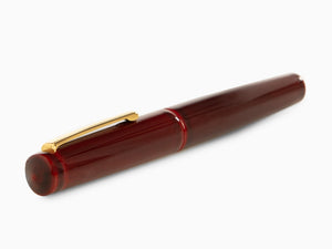 Nakaya Writer Füllfederhalter Aka-Tamenuri, Piccolo, Vergoldet