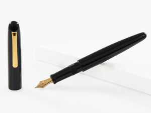 Nakaya Writer Kuro-Roiro Füllfederhalter Black, Long, Ebonite