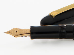 Nakaya Writer Kuro-Roiro Füllfederhalter Black, Long, Ebonite