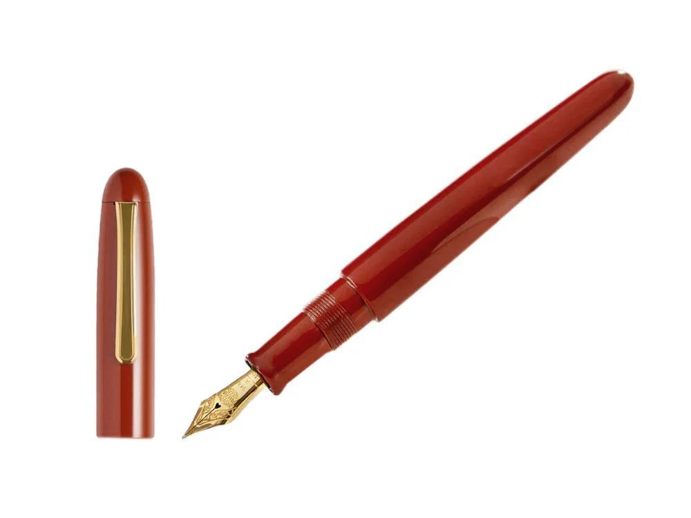 Nakaya Writer Füllfederhalter Shu, Long, Naturkautschuk und Urushi Lack