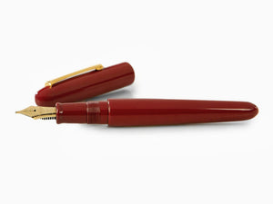 Nakaya Writer Füllfederhalter Shu, Long, Naturkautschuk und Urushi Lack