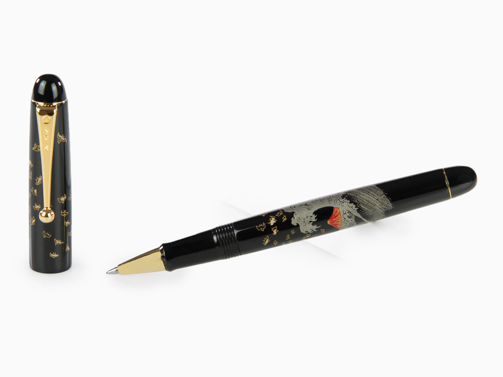 Namiki Tradition Mount Fuji and Wave Roller, Vergoldete Beschläge, BLK-30P-7-FN