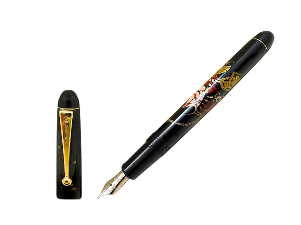 Namiki Nippon Art Ukiyo-e Taira no Kagekiyo Füllfederhalter, Maki-e