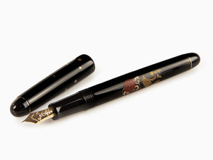 Namiki Nippon Art Ukiyo-e Taira no Kagekiyo Füllfederhalter, Maki-e