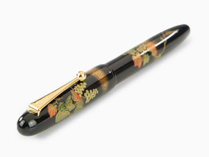 Namiki Yukari Grapevine Füllfederhalter, Urushi Lack, gold, FN-10M-BU