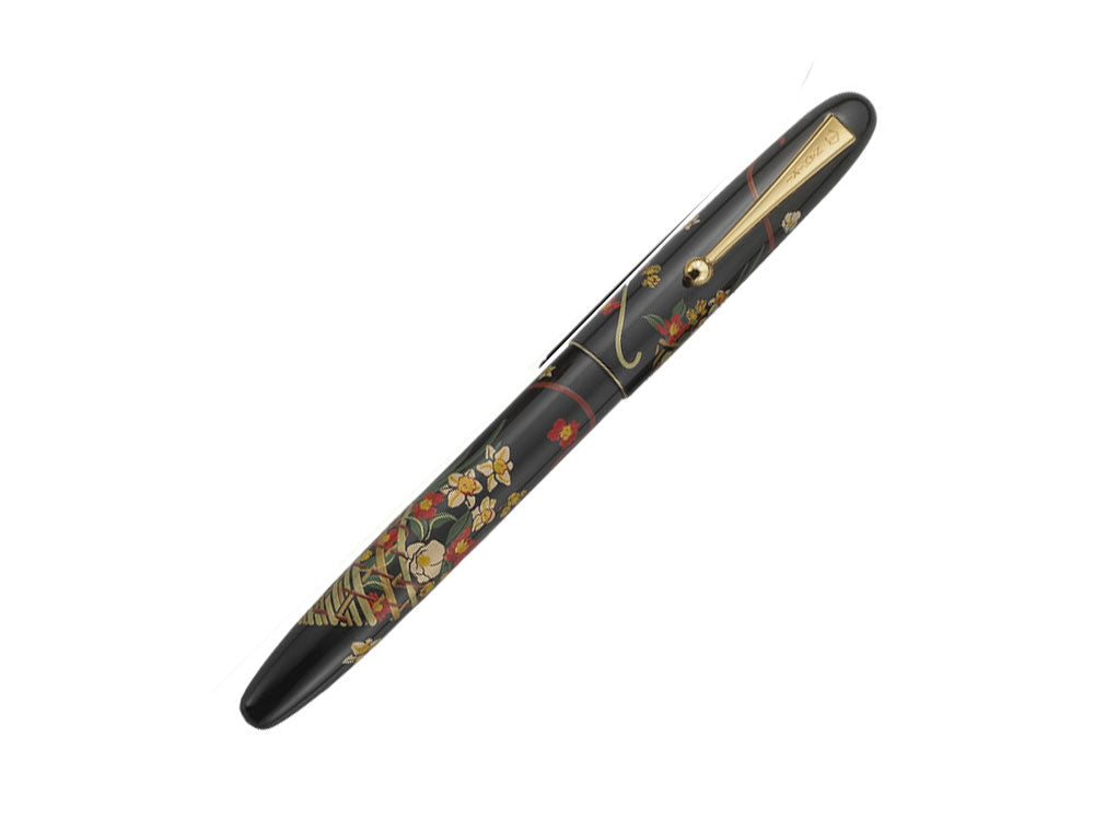 Namiki Nippon Art Flower Basket Füllfer, Vergoldete Beschläge, FN-5M-HA