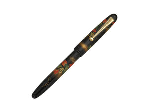 Namiki Yukari Grapevine Füllfederhalter, Urushi Lack, gold, FN-10M-BU