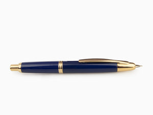 Pilot Füllfederhalter Capless, Lack, Blau, Gold, FK-1500-AU-BLUE