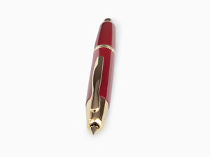 Pilot Füllfederhalter Retractable, Rot, Gold, "Capless"