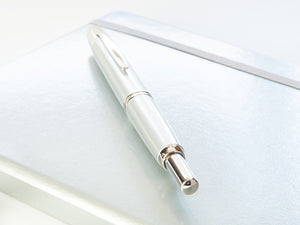 Pilot Füllfederhalter Retractable, Chrom, "Capless", Lack