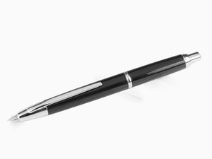 Pilot Capless Decimo Füllfederhalter, Lack, Schwarz, FK-1500D-RH-BLACK