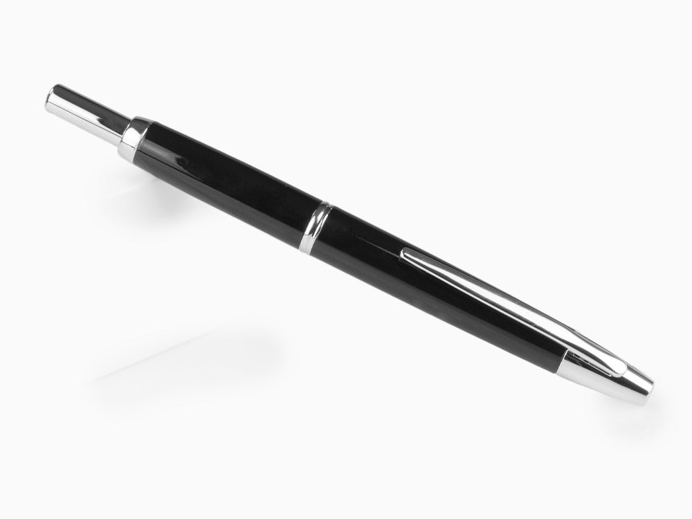 Pilot Capless Decimo Füllfederhalter, Lack, Schwarz, FK-1500D-RH-BLACK