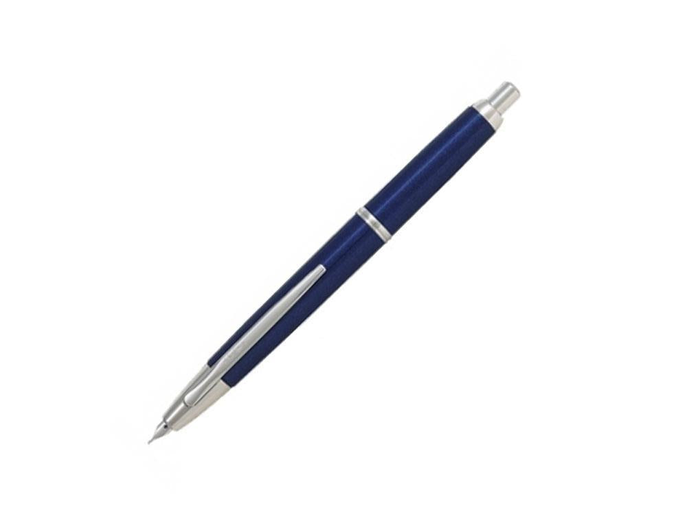 Pilot Capless Decimo Füller, Lack, Verchromte, Blau, FK-1500D-RH-BLUE