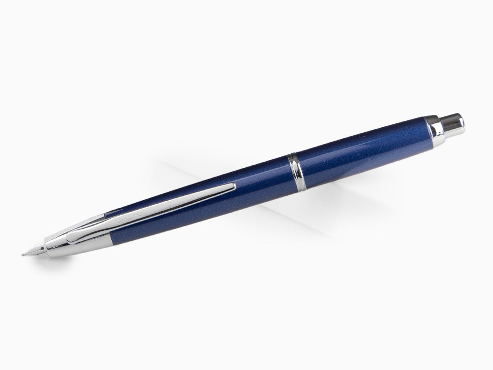 Pilot Capless Decimo Füller, Lack, Verchromte, Blau, FK-1500D-RH-BLUE